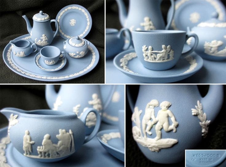 The most famous blue, blue-grey colour, Wedgwood