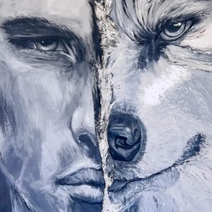 Eternal Connection. Textured Painting. Pop Art