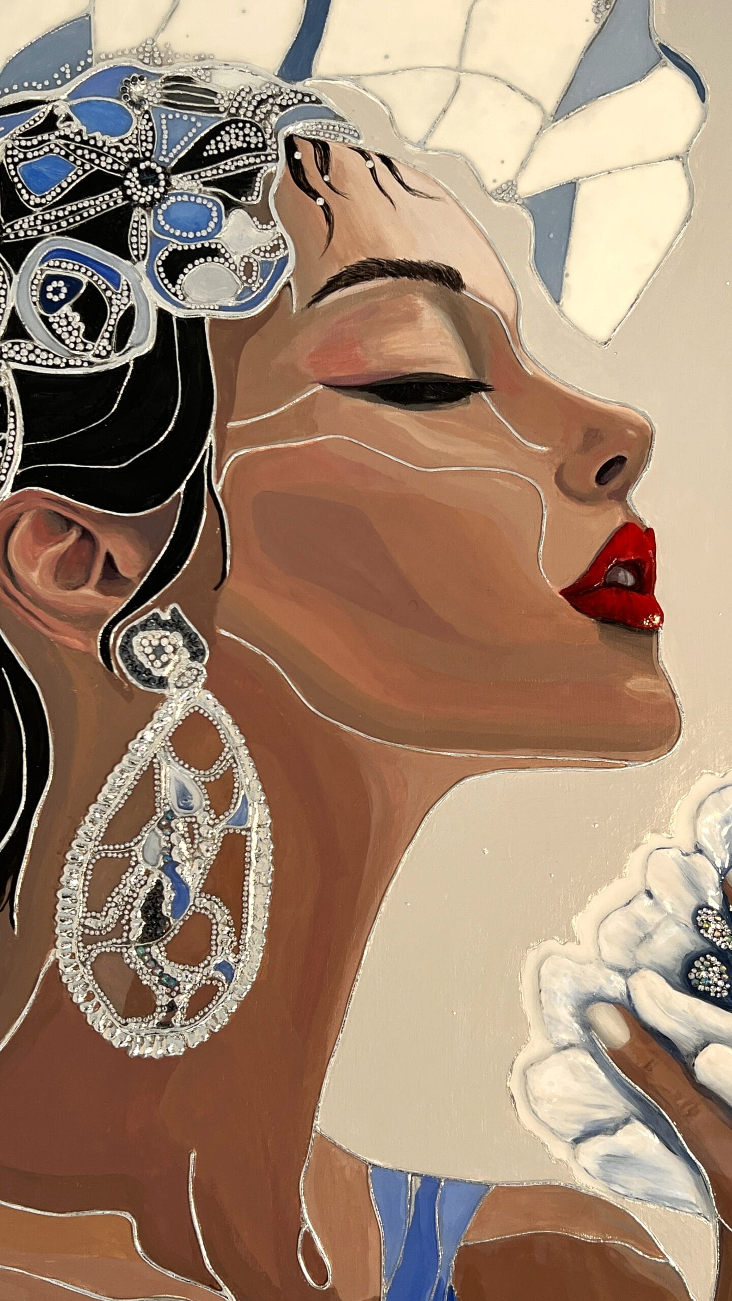 L`Icon de Paris. Lana Ritter Textured Portrait - Image 3