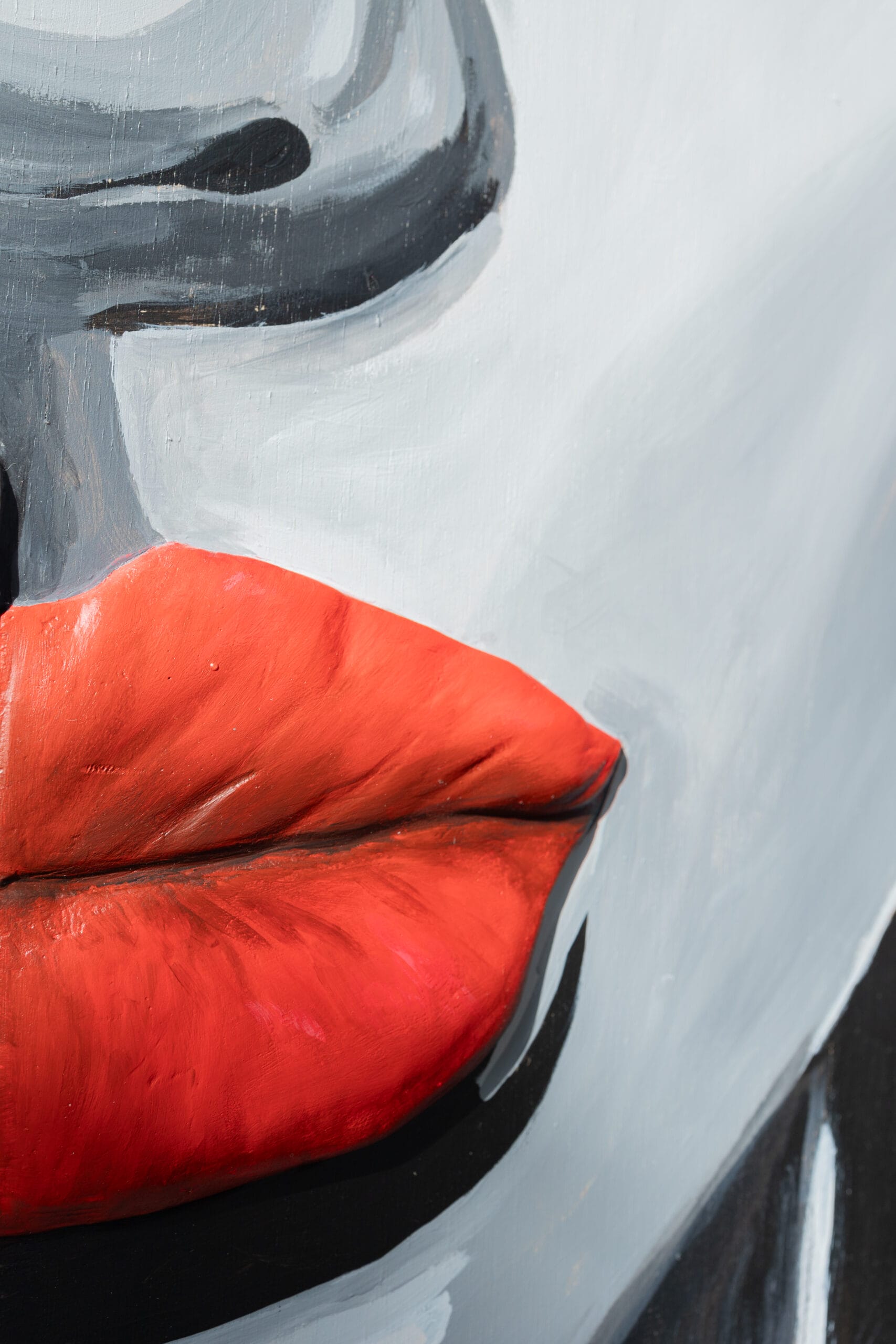 Fragrant Elegance. Textured Painting. Pop Art Portrait - Image 6