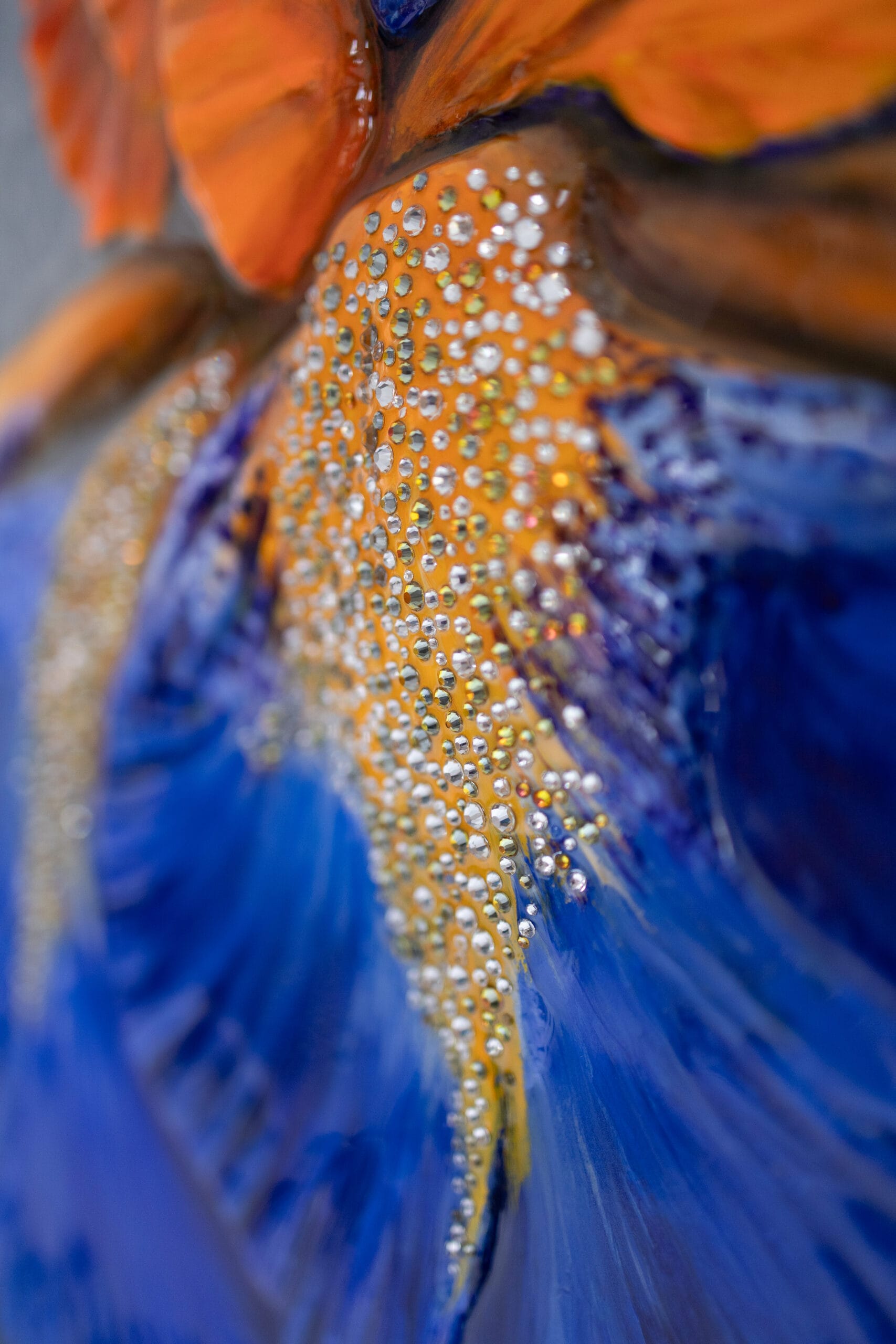 Natural Desire. Irises. Textured Painting - Image 5