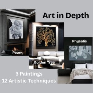 Customized Course "Art in Depth". Texture Techniques for Unique Creations