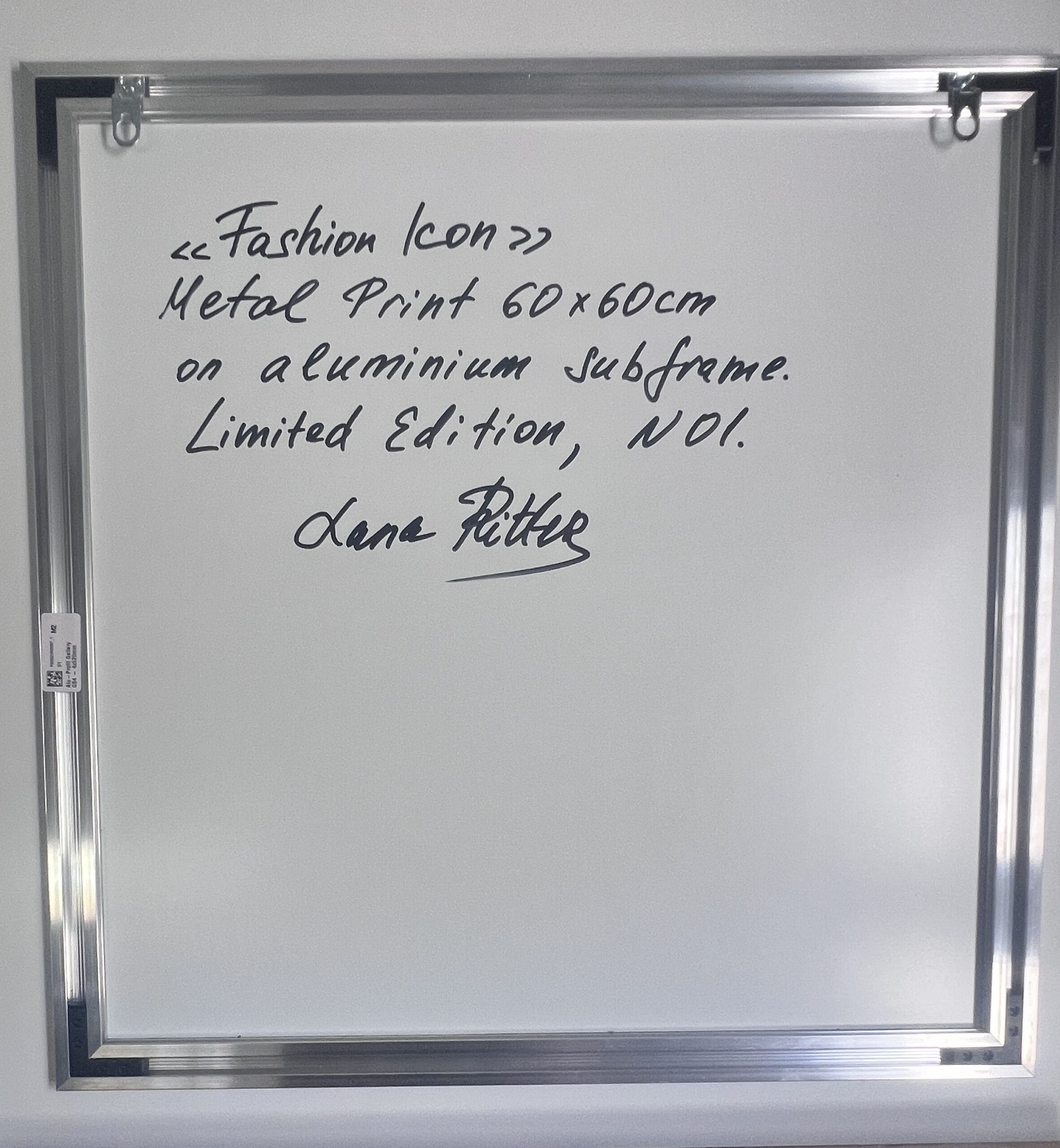 Metal Print on aluminium subframe "Fashion Icon" Lana Ritter Pop Art Paintings - Image 3