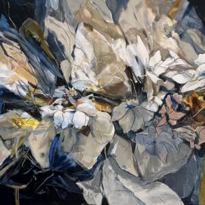 Symphony in Bloom. Diptych. Lana Ritter Art. Abstract Art