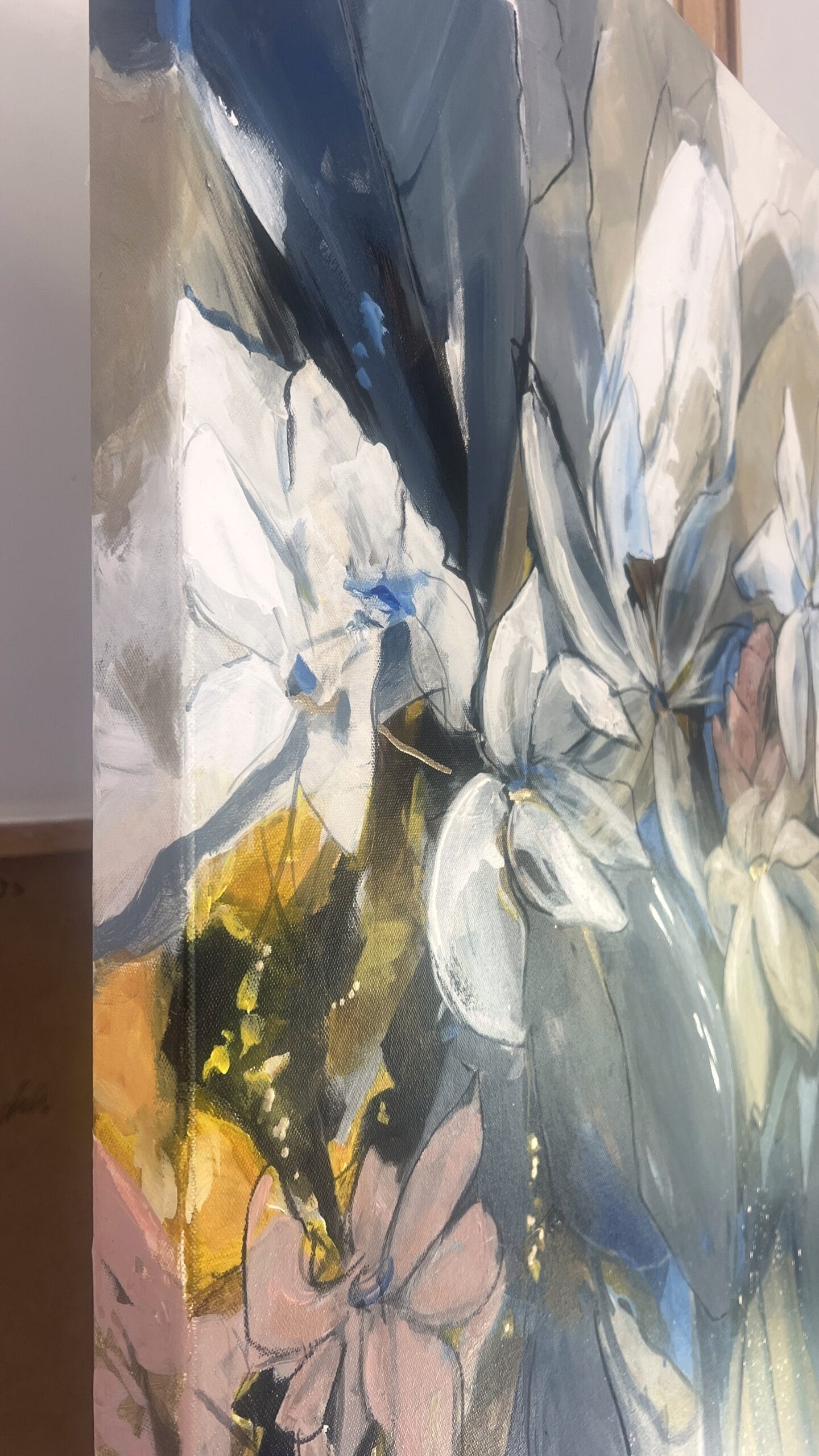Symphony in Bloom 2. Diptych. Lana Ritter Art. Abstract Art - Image 3