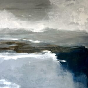 Silent Horizon I Lana Ritter Art. Abstract Art