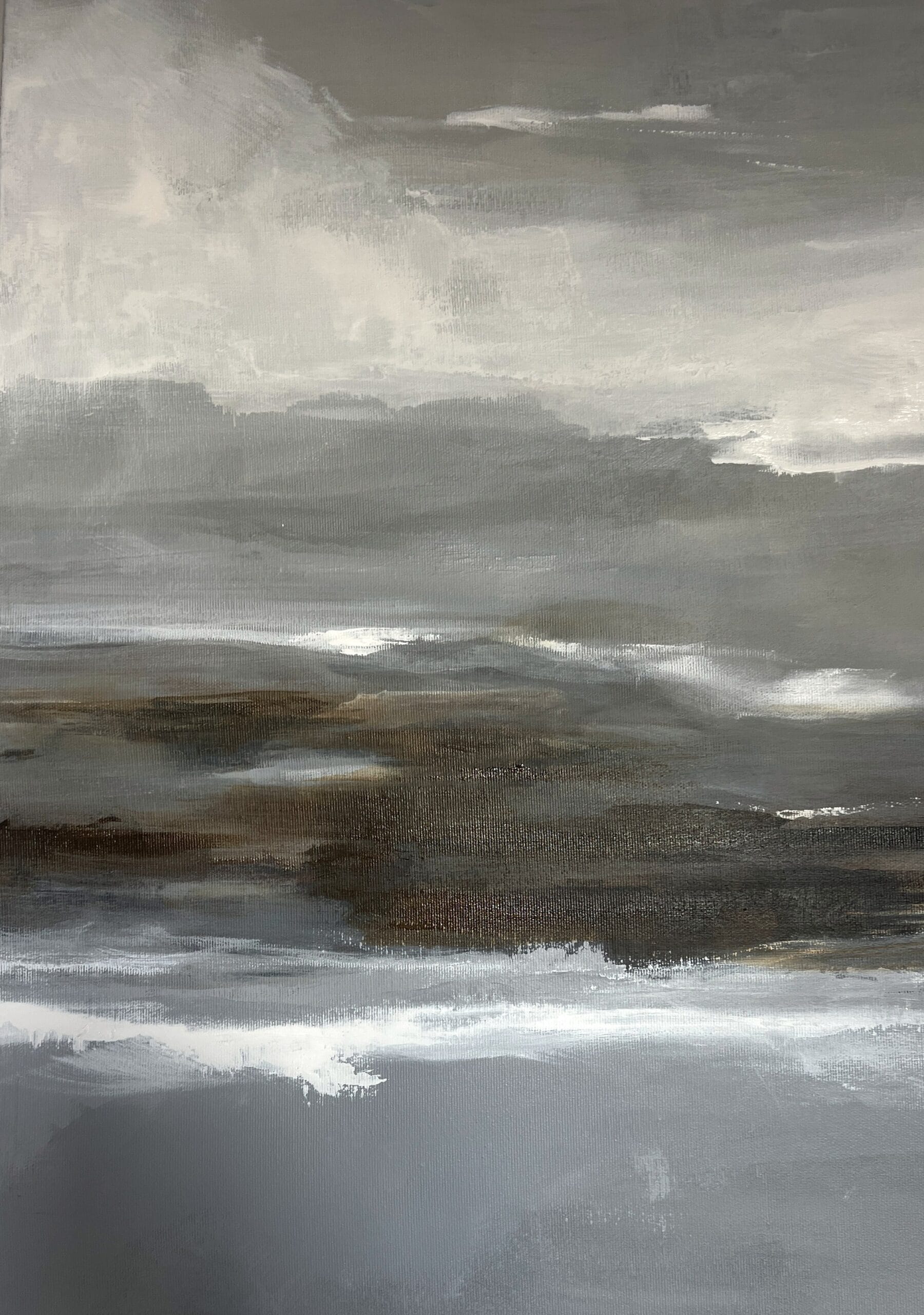 Silent Horizon I Lana Ritter Art. Abstract Art - Image 5