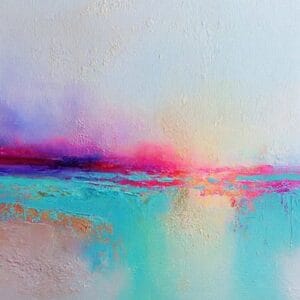 Chromatic Silence I Lana Ritter Art I Abstract Art Mixed Media