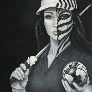 Out of The Game. Contemporary Art. Original Painting.