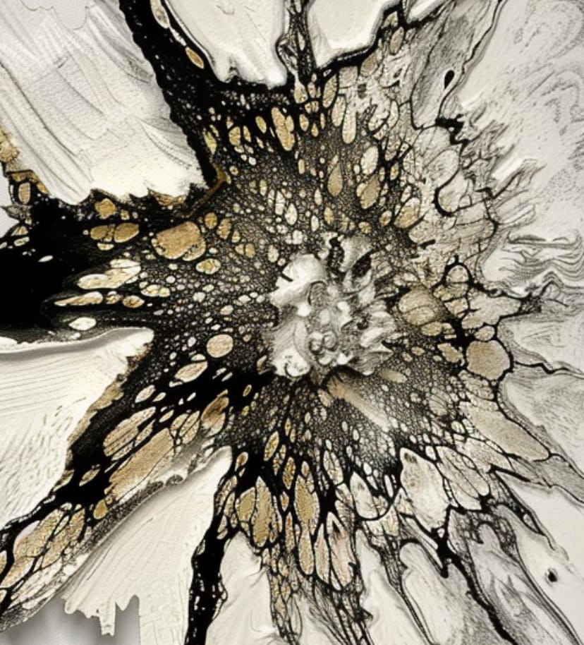 Black Bloom. Interior artwork | Mixed Media - Image 2