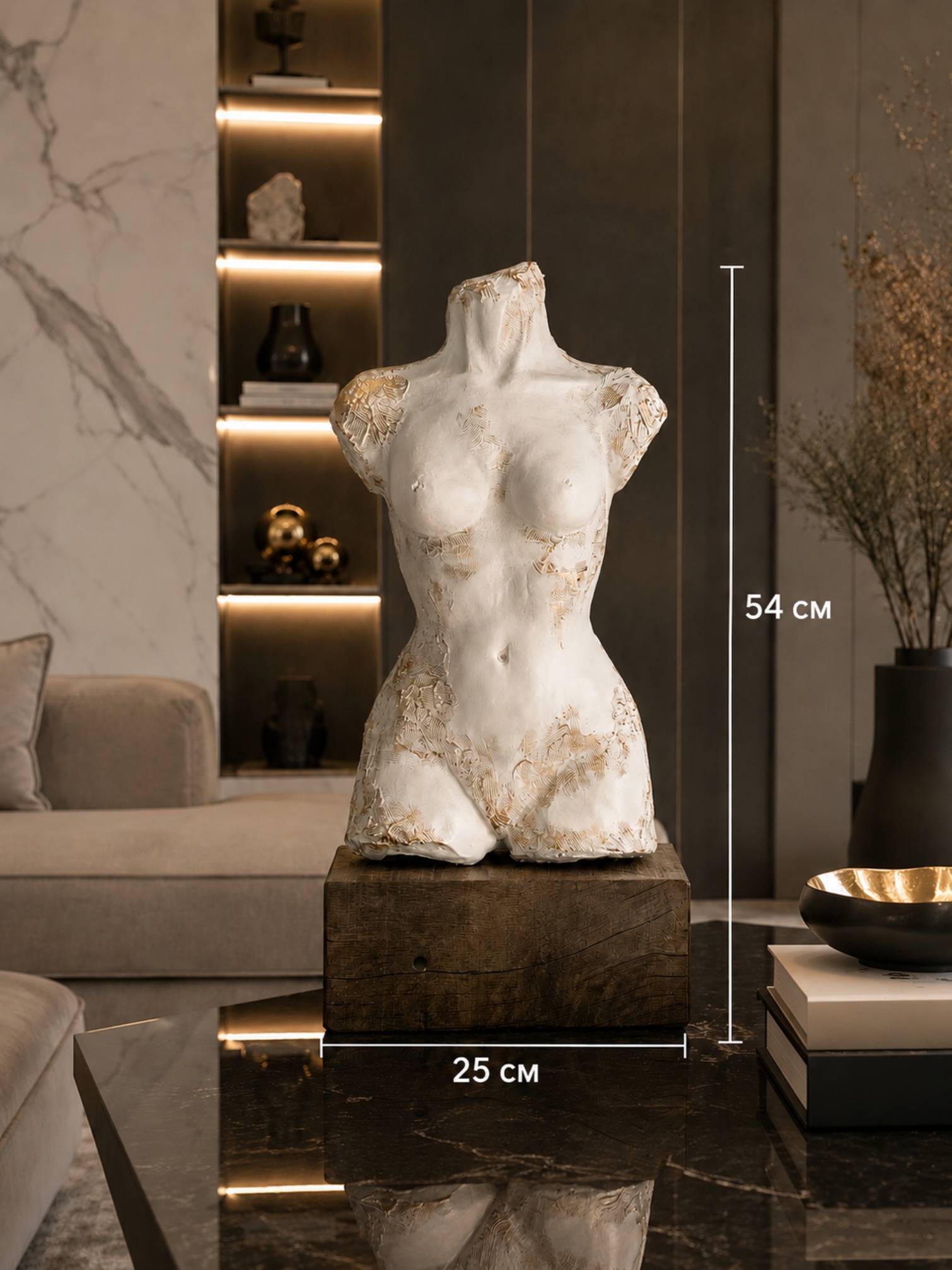 Feminine Essence. Sculpture Torso by Lana Ritter. Limited Edition 8 - Image 2
