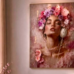 Workshop 3D Gloss Floral Portrait