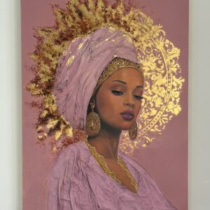 African Queen. Mixed Media Original Painting